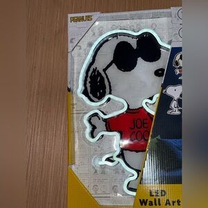 NEW🕶️Peanuts Snoopy Joe Cool Neon LED Wall Art Light